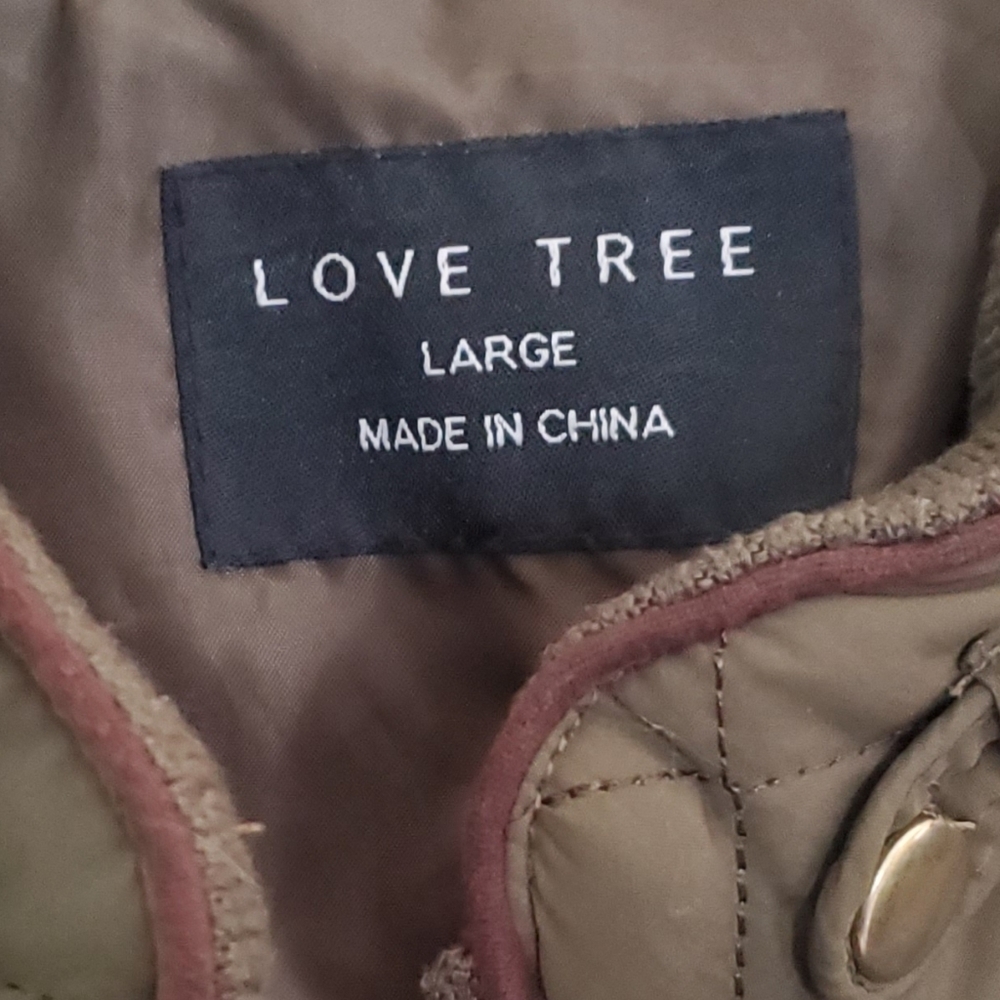 Love Tree Puff Jacket Size L - Picture 3 of 3
